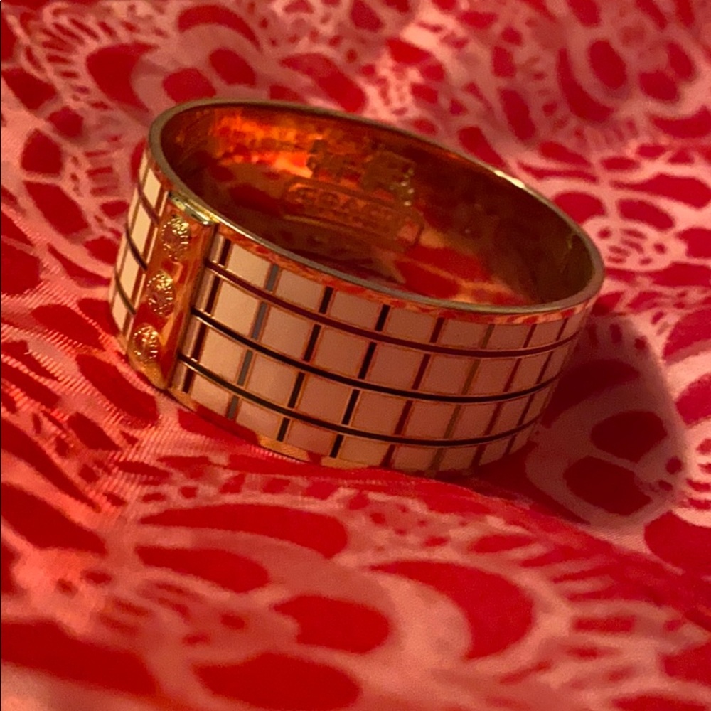 Coach bangle cuff bracelet